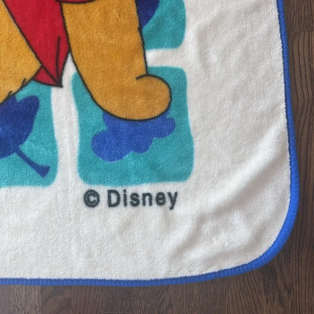 Vintage Disney‎ Winnie the Pooh Plush Blanket Throw 49.5